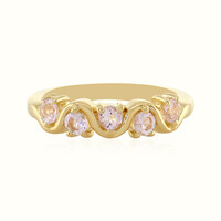 Anello in argento con Morganite