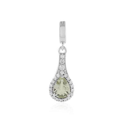 Ciondolo in argento con Granato Menta Merelani