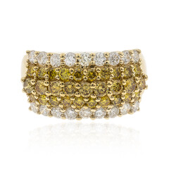 Anello in oro con Diamante Arancione SI2 (CIRARI)