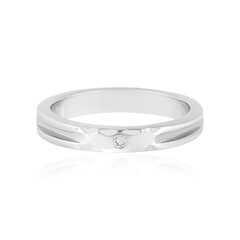 Anello in argento con Diamante SI2 (H)