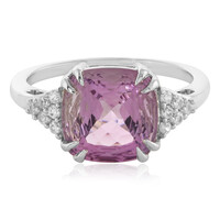 Anello in argento con Ametista Rose de France (PHANTASIA)
