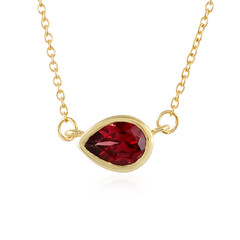 Collana in argento con Granato Mozambico