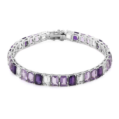 Bracciale in argento con Topazio Bianco