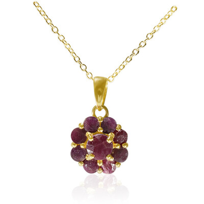 Collana in argento con Rubino