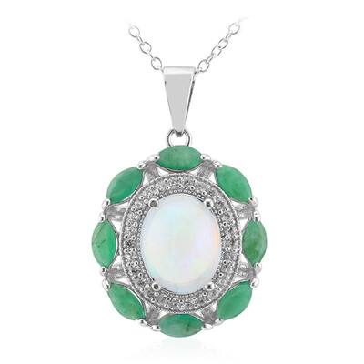 Collana in argento con Opale di Welo