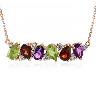 Collana in argento con Peridoto