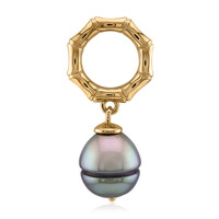 Ciondolo in argento con Perla Tahitiana (TPC)