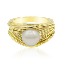 Anello in argento con Perla di Acqua Dolce (TPC)