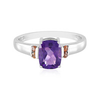 Anello in argento con Ametista Siberiana
