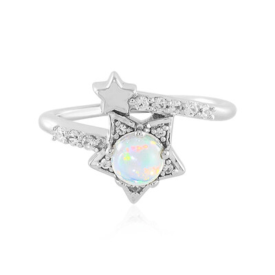 Anello in argento con Opale di Welo