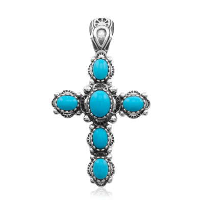 Ciondolo in argento con Turchese Sleeping Beauty (Desert Chic)