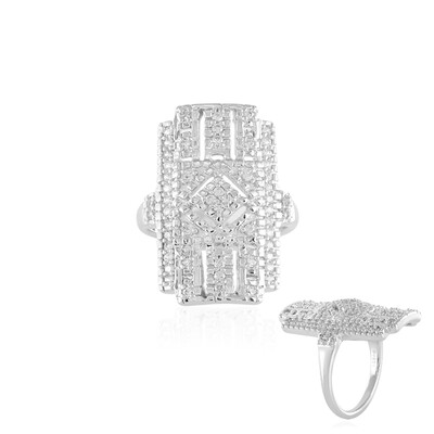 Anello in argento con Zircone