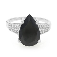 Anello in argento con Spinello Nero