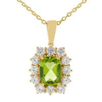 Collana in argento con Peridoto