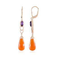 Orecchini in argento con Corniola (KM by Juwelo)