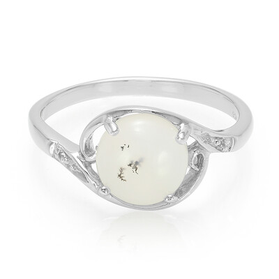 Anello in argento con Agata Dendritica