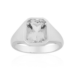 Anello in argento con Quarzo Herkimer (Pallanova)