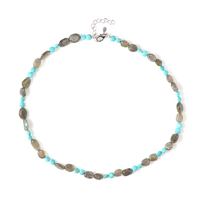 Collana in argento con Turchese Arizona