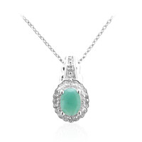 Collana in argento con Smeraldo Zambia