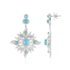 Orecchini in argento con Turchese Sleeping Beauty (Dallas Prince Designs)