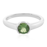 Anello in argento con Apatite Cromo