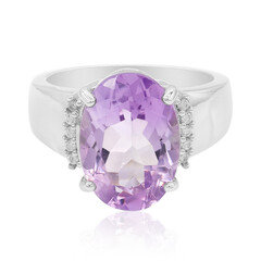 Anello in argento con Ametista