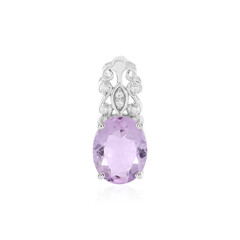 Ciondolo in argento con Ametista Rose de France