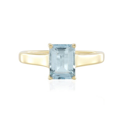 Anello in argento con Acquamarina Brasiliana
