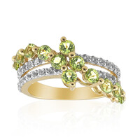 Anello in argento con Peridoto