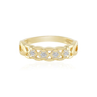Anello in argento con Diamante I2 (J)