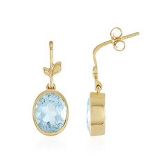 Orecchini in argento con Topazio Blu Cielo