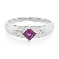 Anello in argento con Rodolite Rajasthan