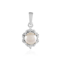 Ciondolo in argento con Perla d'Acqua Dolce Bianca