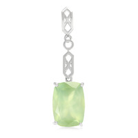 Ciondolo in argento con Prehnite