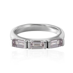Anello in argento con Topazio Rosa Ouro Preto