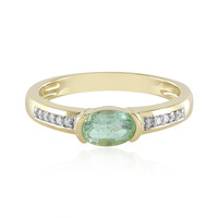Anello in oro con Smeraldo Colombiano