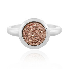 Anello in argento con Agata Glitter Ramata