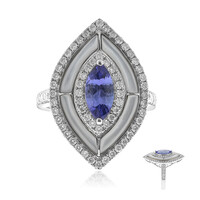 Anello in oro con Tanzanite AAA (CIRARI)