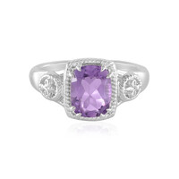 Anello in argento con Ametista Rose de France