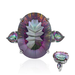 Anello in argento con Quarzo Mistico