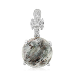 Ciondolo in argento con Astrofillite