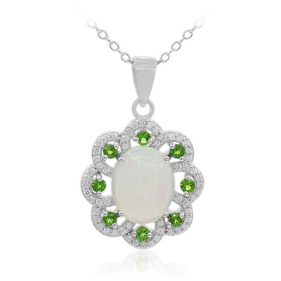 Collana in argento con Opale di Welo