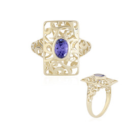Anello in oro con Tanzanite AAA (Ornaments by de Melo)
