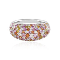 Anello in platino con Zaffiro Rosa (KM by Juwelo)