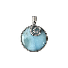 Ciondolo in argento con Larimar