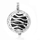 Ciondolo in argento con Onice Nero