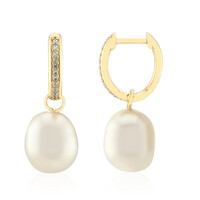 Orecchini in argento con Perla di Acqua Dolce