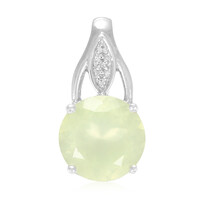 Ciondolo in argento con Prehnite