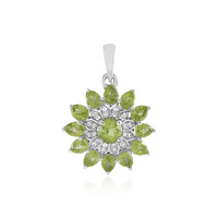 Ciondolo in argento con Peridoto