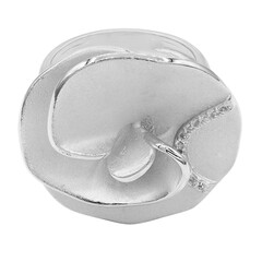 Anello in argento con Topazio Bianco